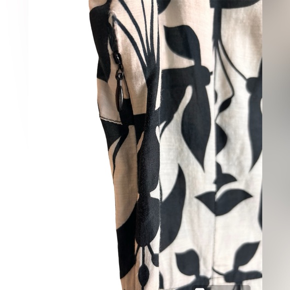 Zara silk cotton floral maxi dress, Large, with wrap around belt. Feminine Chic - Picture 12 of 14